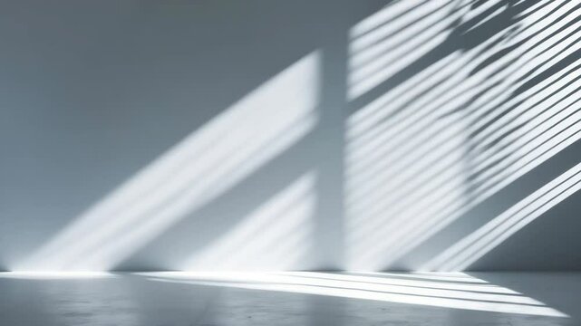 Diagonal shadow effect created by organic drops on a white wall for use in videos, mock-ups, posters, stationary, wall art, and design displays