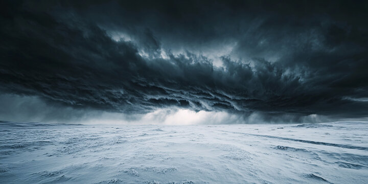 Frozen World Ancient Blizzard Ice Age Landscape Prehistoric Snowstorm Mammoth Scene Glacial Period Wild Animals Extreme Weather Survival Struggle Frozen Planet Past Epoch
