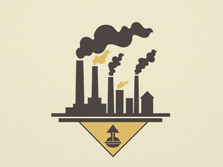 Obraz premium Industrial Pollution