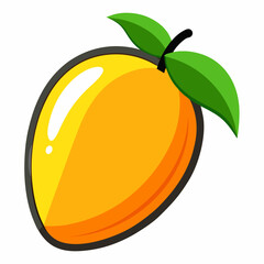 mango icon on white background
