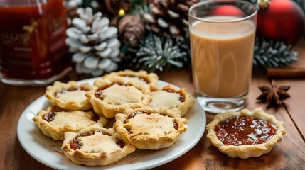 christmas cookies and coffee