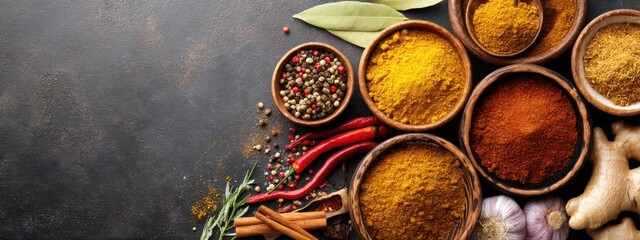 kitchen into a sensory delight with aromatic spices like turmeric, curry, and cinnamon, pairing perfectly with ginger and garlic to create exquisite seasoning and condiments that elevate any dish