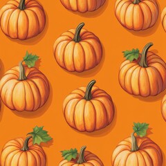 Autumnal pumpkin pattern