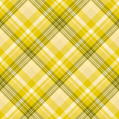 Seamless pattern with pleasant yellow colors for plaid, fabric, textile, clothes, tablecloth and other things. Vector image. 2