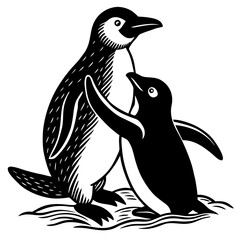 penguin vector illustration