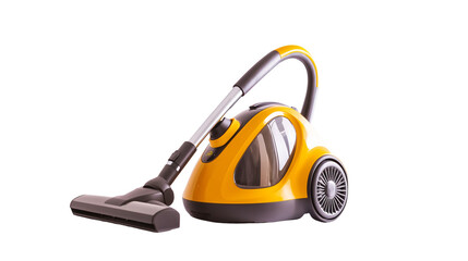 Fototapeta premium Professional Vacuum Cleaner Isolated on White Background for Cleaning Services Advertising
