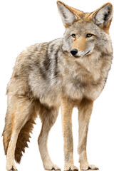 Fototapeta premium Majestic Coyote A Wild Canine Portrait