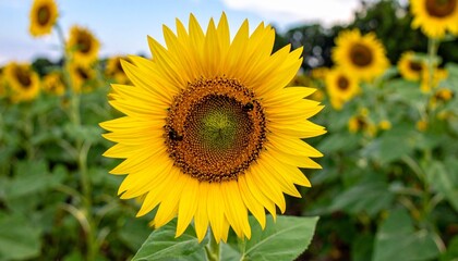 Fototapeta premium sunflower in the field