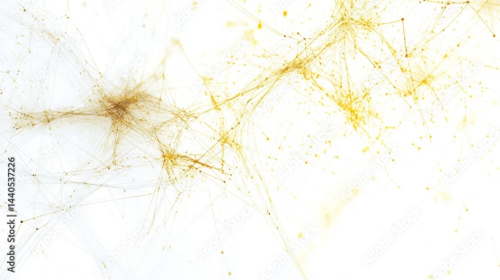 Poster digital network connections abstract visualization data science digital space high-tech perspective