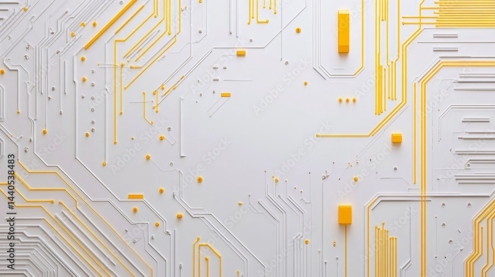 Poster tech innovation in circuit design digital realm graphic art modern environment abstract view futuris