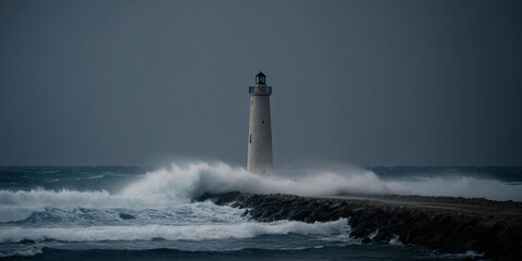 lighthouse on the coast