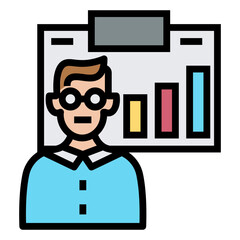 presentation vector icon