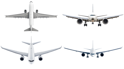 vector illustration of airplane