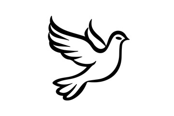 Fototapeta premium dove flying 2, bird of peace. 
