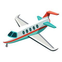 Privet jet icon isolated on white background