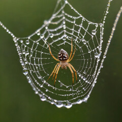 Obraz premium spider on web