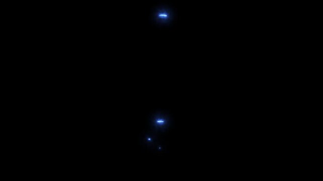 Neon Light Animated Question Mark Icon for Video Overlays