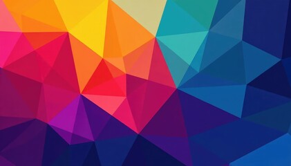 Obraz premium Geometric abstract shapes in vibrant hues, ideal for modern projects , line, simple, style