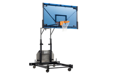 Movable Basketball Goal isolated on transparent png background