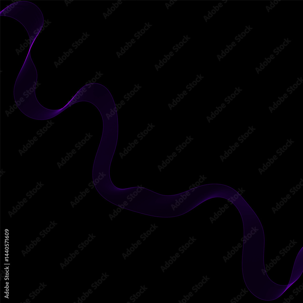 Poster purple wave on a black background. abstract vector pattern. eps 10