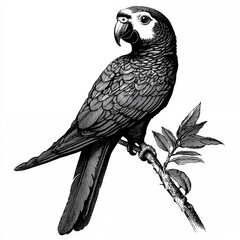 black and yellow macaw