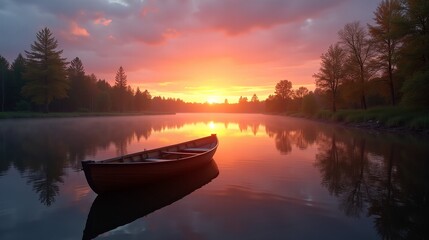 Serene Waters: A Calm Evening's Beauty