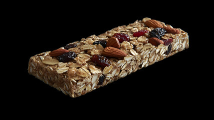 Oatmeal Granola Bar with Dried Fruit and Nuts - Photo