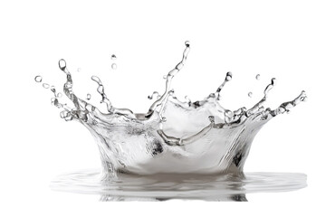 Water splash on Png Format and Transparent Background