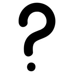 Naklejka premium Question Mark