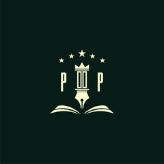 initials design modern legal attorney law firm lawyer advocate consultancy business logo vector