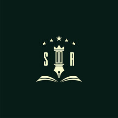 initials design modern legal attorney law firm lawyer advocate consultancy business logo vector