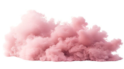 Fototapeta premium Elegant Pink Smoke on White Background for Creative Design Projects