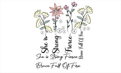 She is Strong Svg, Christian Shirt Png