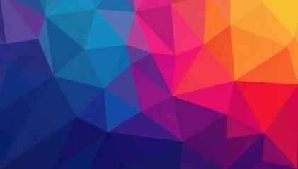 Geometric shapes, vibrant colors, ideal for modern website backgrounds, triangle, geometric