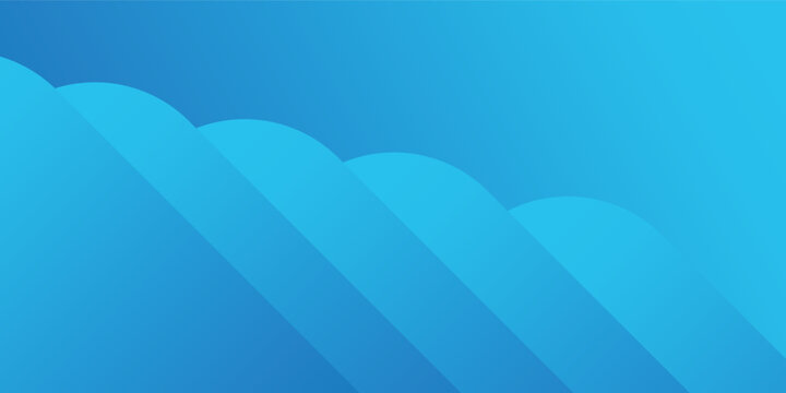 Abstract fluid background with gradient blue color, Modern background design. Fluid shapes composition. Fit for presentation design