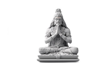 Veda (Ancient Sacred Text) for Spiritual Knowledge - Isolated on White Background