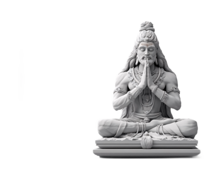 Veda (Ancient Sacred Text) for Spiritual Knowledge - Isolated on White Background