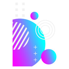 Gradient Memphis Corner