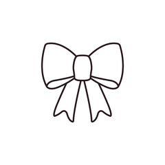 bow ribbon cute present vector symbol sign icon illustration emoji gift