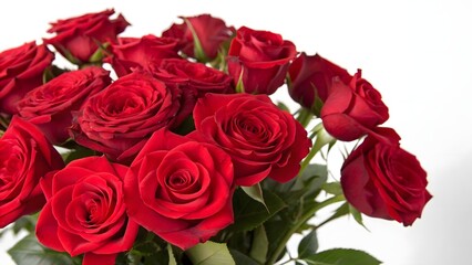 Obraz premium Elegant Red Roses Bouquet