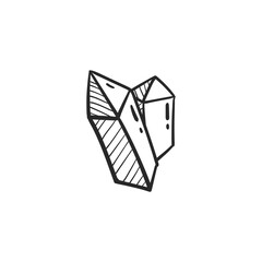 Vector linear boho elements icons and symbols