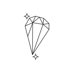 Vector linear boho elements icons and symbols