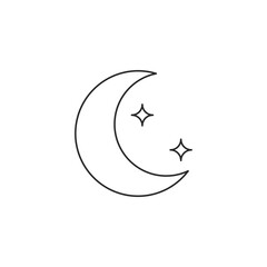 Vector linear boho elements icons and symbols