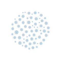 Snowflake Random Circle