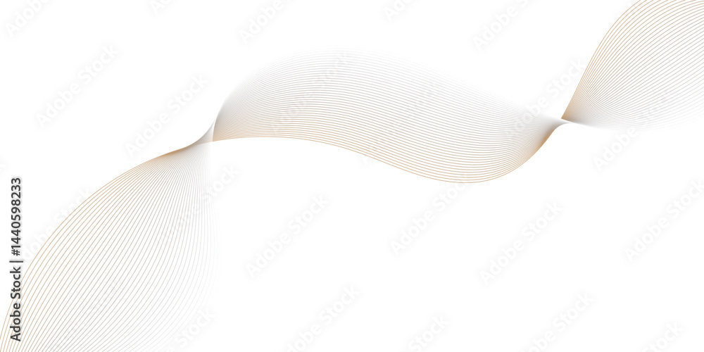 Poster wave flowing liquid line abstract background. black and white vector design 3d lines in perspective,