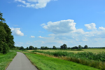 Natur, Landschaft, Straße, Horizont, Himmel, Sommer