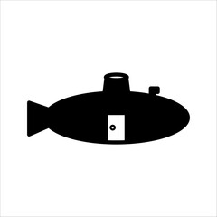 Military submarine icon. Transport elements. Premium quality graphic design icon. Simple icon for websites, web design, mobile app, info graphics on white background