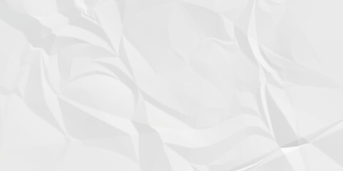 White crumple obsolete billboard rumple. wrinkle ripped creased white crumple aged closeup craft document grunge recycling paper background.