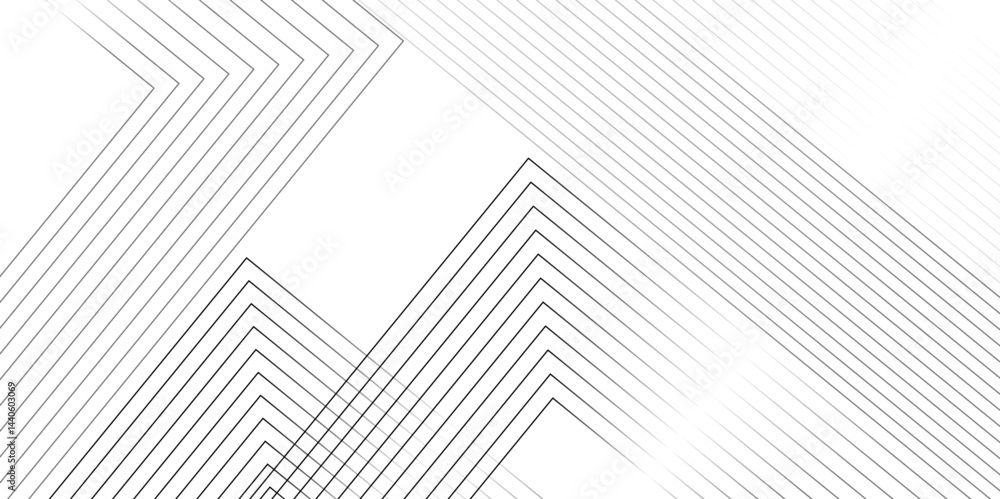 Poster vector gradient gray line abstract pattern transparent monochrome striped texture, minimal backgroun