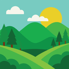 Fototapeta premium Nature Green
